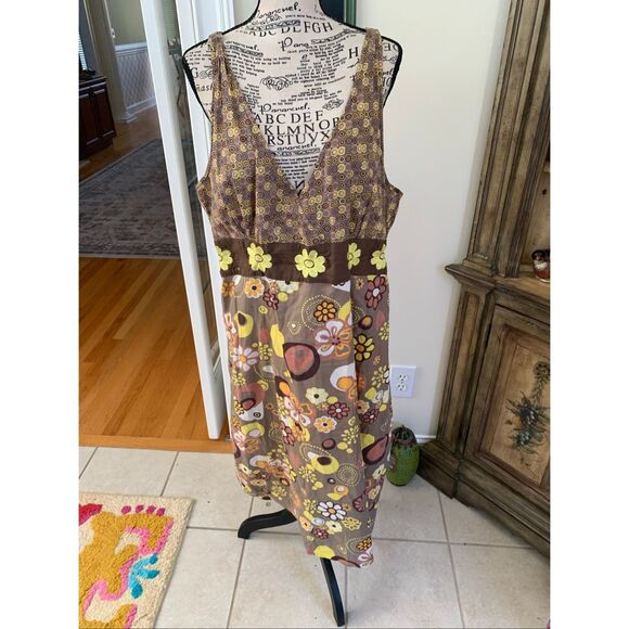 Vintage Cotton Retro Pattern Sundress - Picture 6 of 9